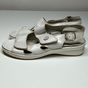 Medicus 24 Hour Comfort Work Leather Shoes White Size 7 US/ 4,5 UK